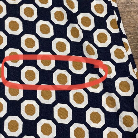 Theory Top Womens‎ Small Silk Geometric Sleeveless Blouse Stretch Scoop Neck - Picture 4 of 12